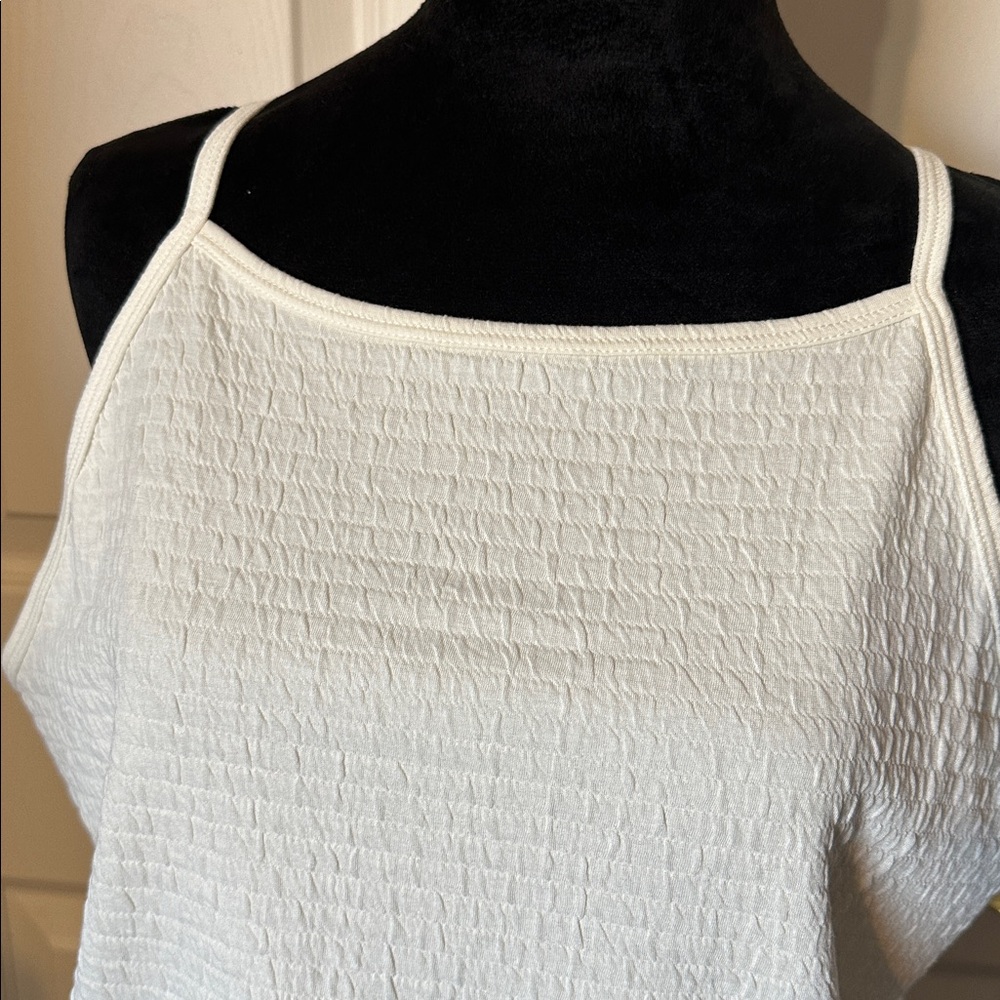 NWT 2X Torrid Crinkle Knit Goddess Neck Crop Tank Top Size 18/20